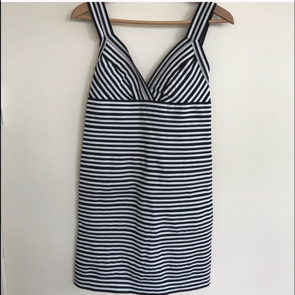 Material girl sexy stripes white and black